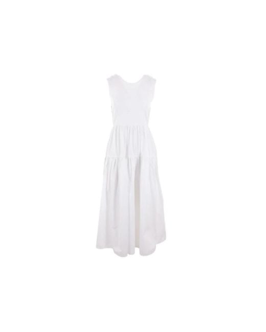 CECILIE BAHNSEN White Maxi Dresses