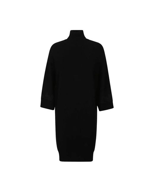 Ermanno Scervino Black Knitted Dresses
