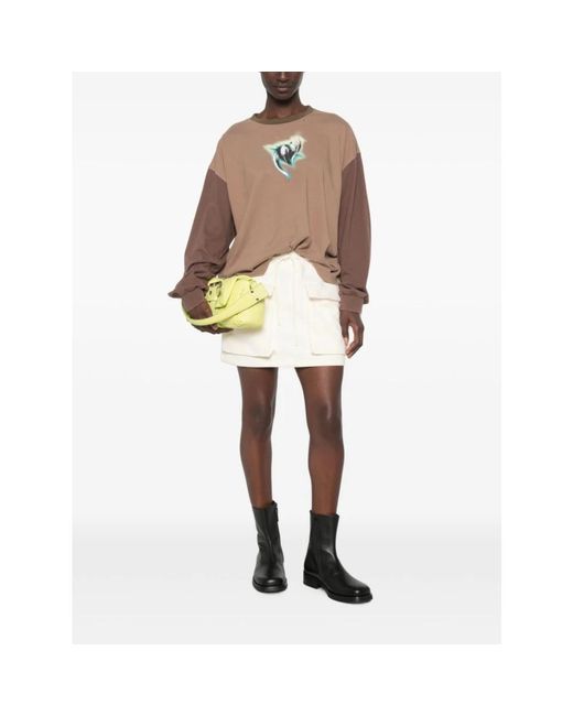 MSGM Rokken ,Wit ,Short Skirts in het White