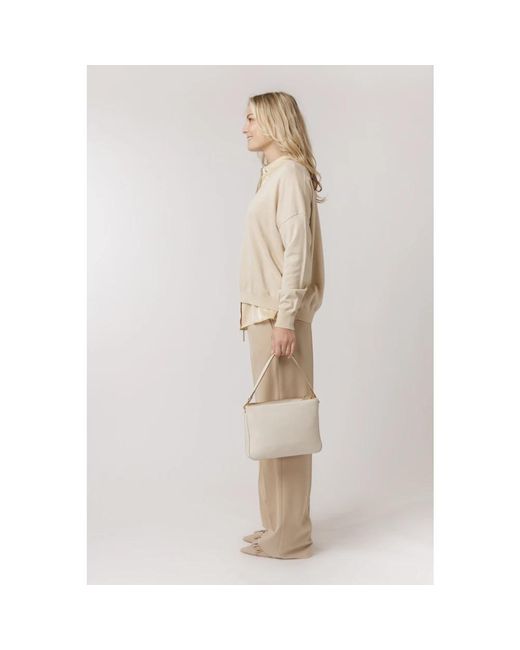 Ottod'Ame Natural Hose mit elastischem bund und taschen
