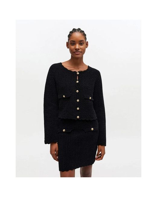 Cardigans Ganni de color Black