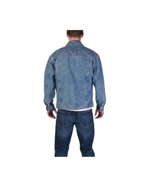Boss Blue Denim Jackets for men