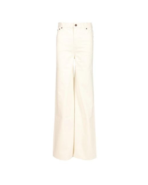 Chloé Natural Straight Fit Jeans