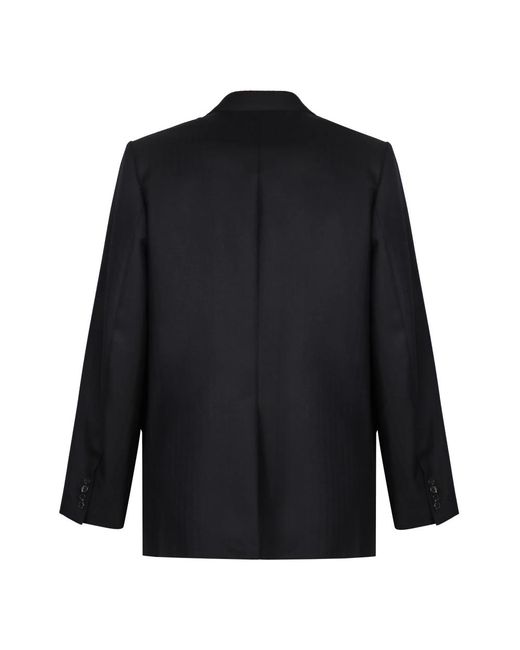 Dries Van Noten Buforden Double-Breasted Jacket in het Black voor heren