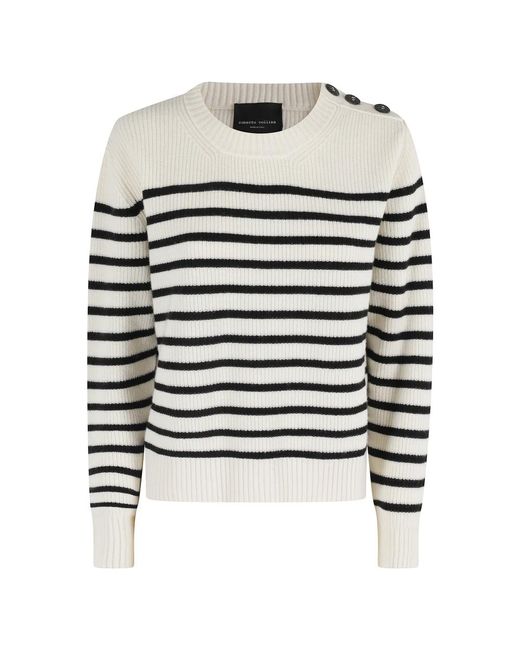 Round-Neck Knitwear Roberto Collina en coloris White