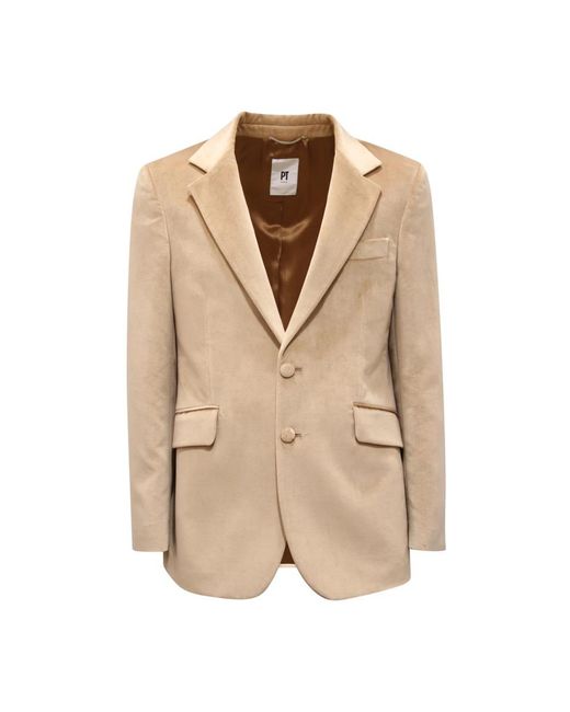 PT01 Natural Blazers for men