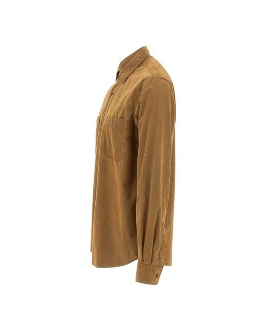 Leather Jackets Aspesi de hombre de color Brown