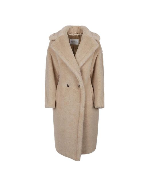 Max Mara Natural Double-Breasted Coats