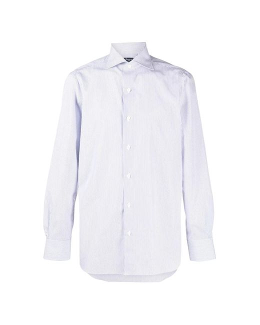 Formal Shirts di Finamore 1925 in White da Uomo