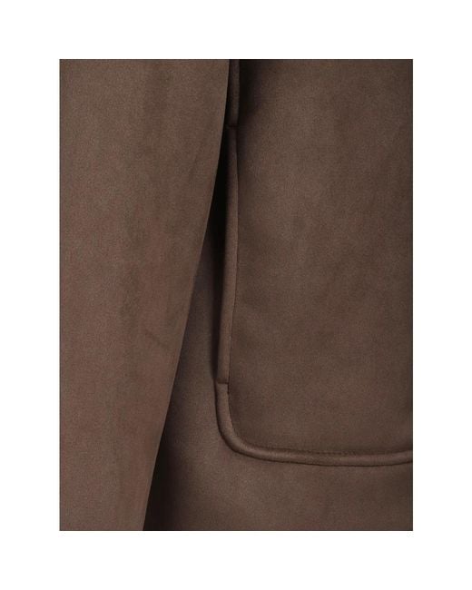 Herno Wildlederjacke Mit Kapuze in Brown für Herren