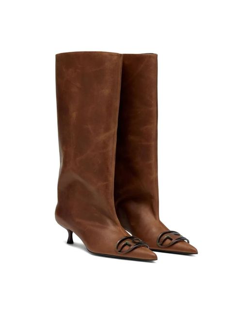 DIESEL Brown Heeled Boots