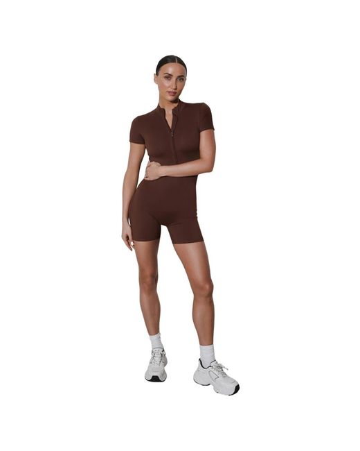 ESTRO Brown Playsuits