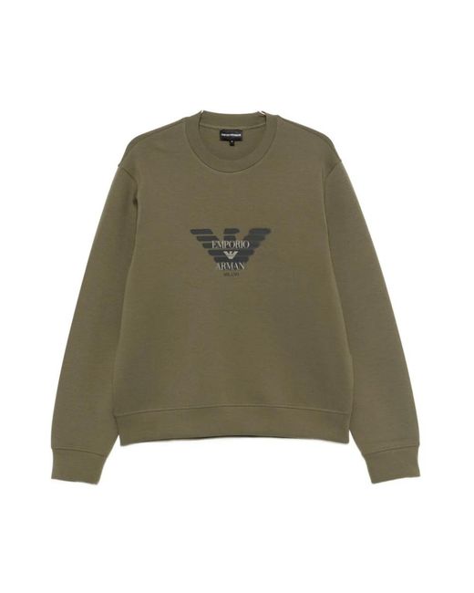 Emporio Armani Green Sweatshirts for men