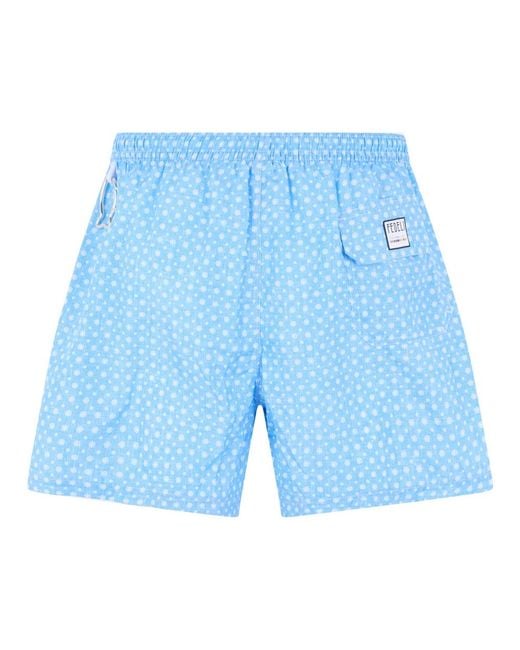 Fedeli Blue Beachwear for men