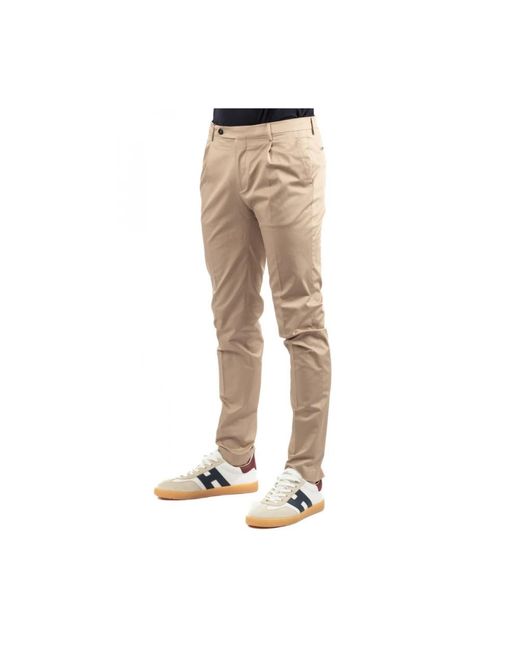 Berwich Natural Slim-Fit Trousers for men