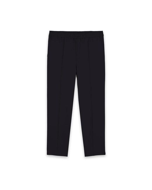 Iuter Blue Straight Trousers for men