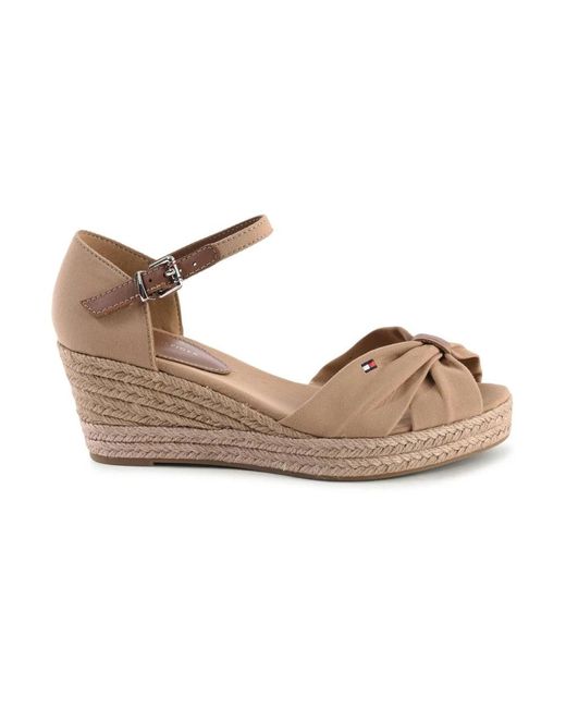 Tommy Hilfiger Wedges in het Metallic