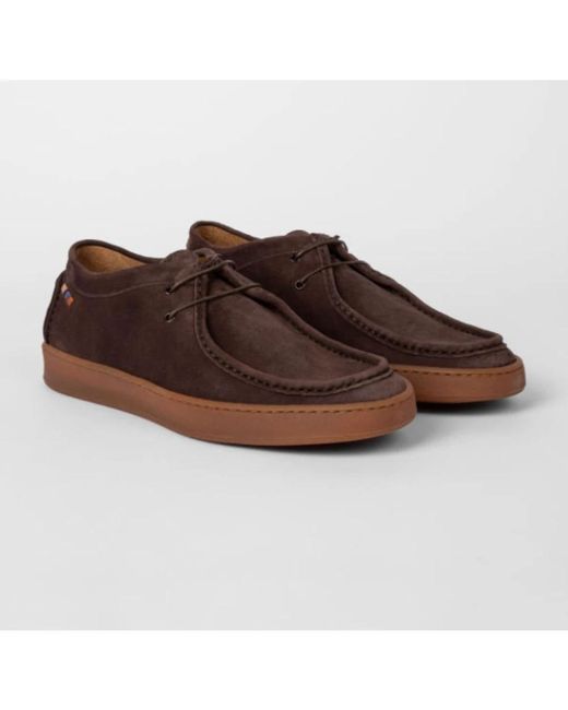 Paul Smith Brown Laced Shoes for men