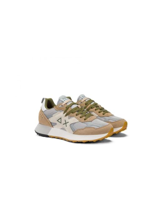 Sun 68 Stoff sneaker in Natural für Herren