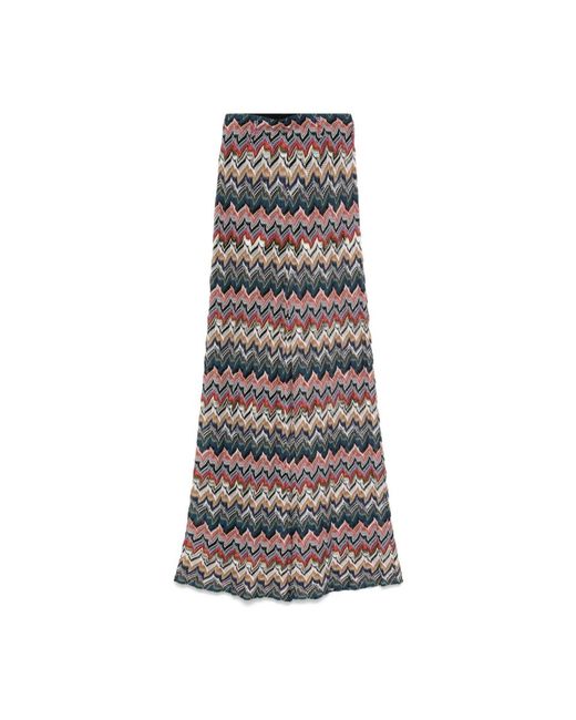 Missoni Multikleur Elastische Taillebroek in het Gray