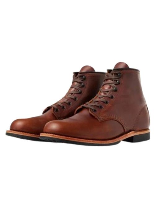 Red Wing Brown Lace-Up Boots for men