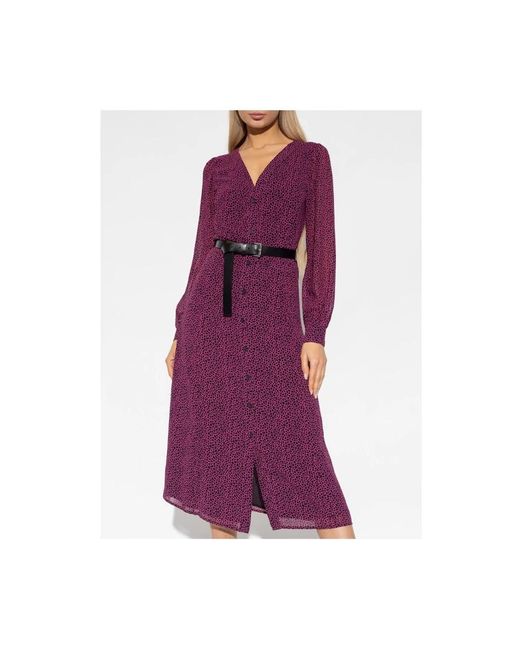 Michael Kors Purple Shirt Dresses