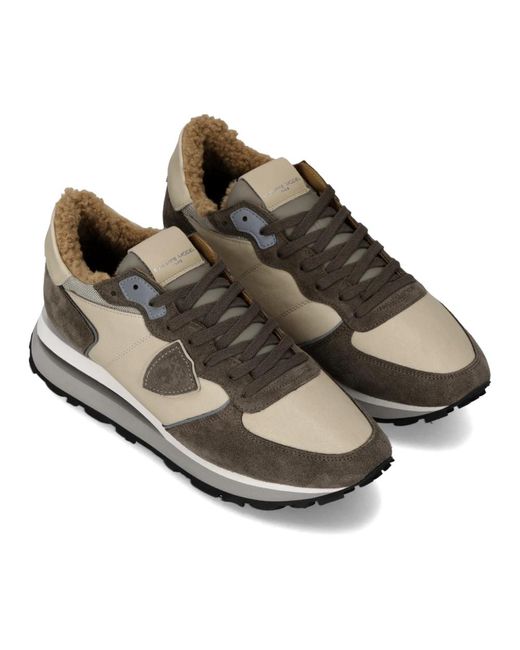 Philippe Model Gray Sneakers for men