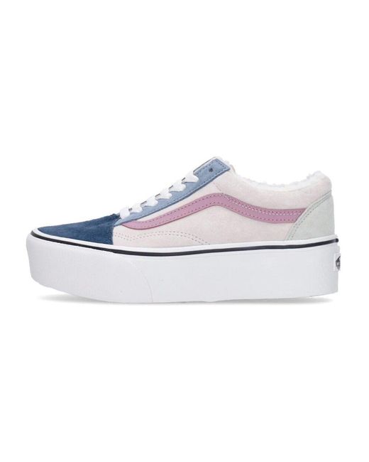 Vans White Old skool stackform sneakers