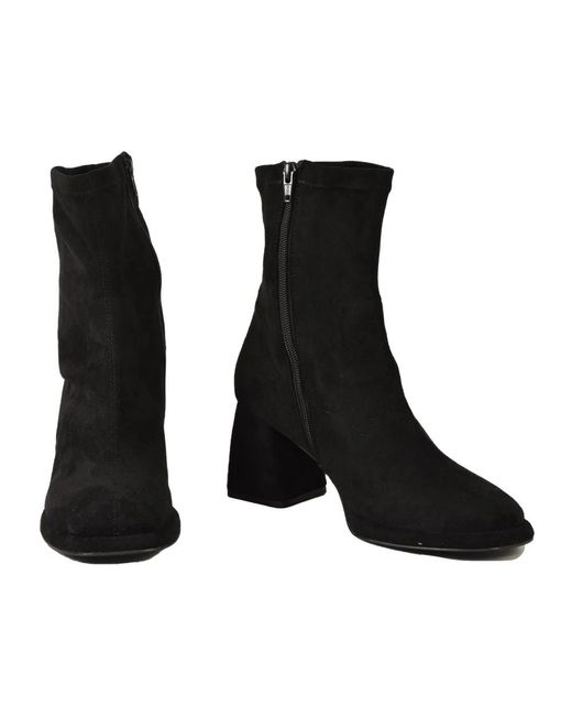 Emanuélle Vee Black Heeled Boots