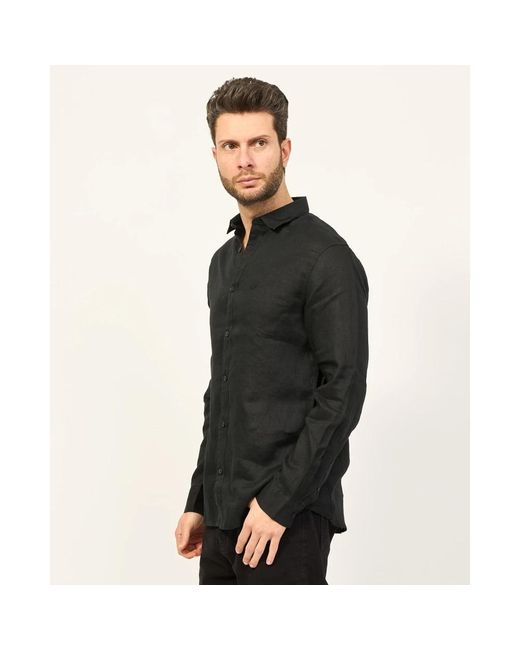 Armani Exchange Black Casual Shirts for men
