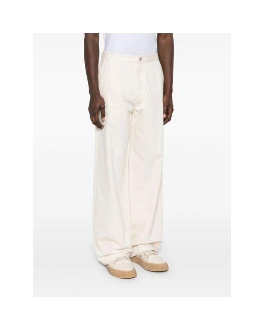 Emporio Armani Weiße Capsule Hose Mit Taschen in White für Herren