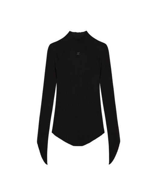 Courreges Black Turtlenecks