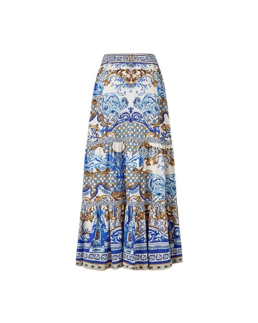 Camilla Blue Maxi Skirts