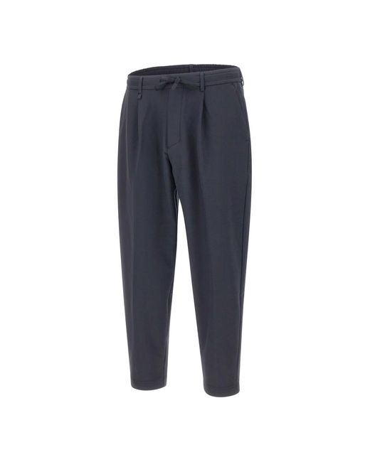 HUGO Blue Slim-Fit Trousers for men
