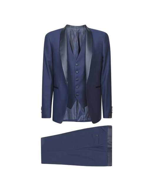 Single Breasted Suits Tagliatore de hombre de color Blue