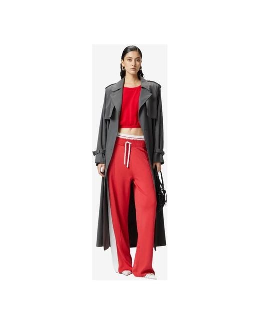 Pinko Red Sleeveless Tops