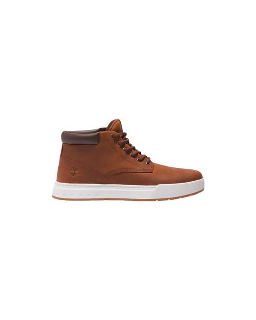 Timberland Brown Lace-Up Boots for men