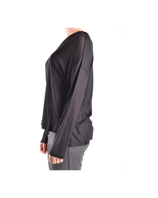 Dondup Overhemden ,Zwart ,Katoen Blouse in het Gray