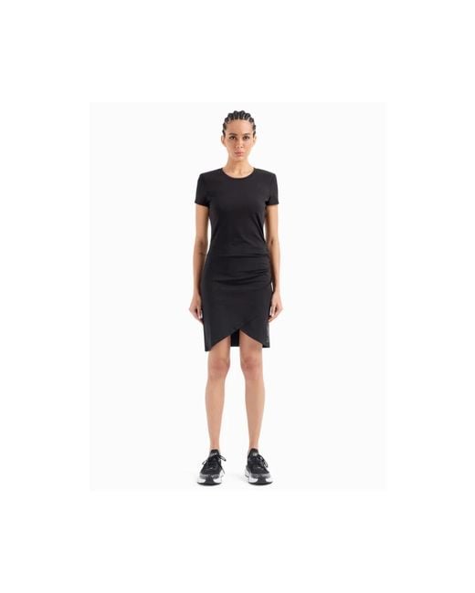EA7 Black Short Dresses