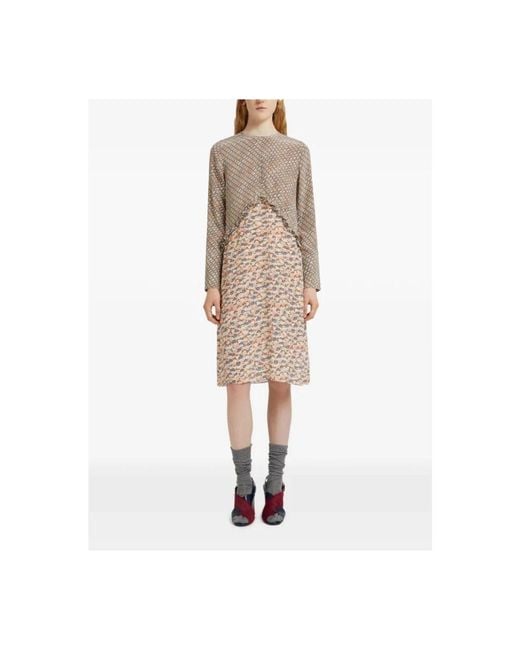 Marni Natural Midi Dresses