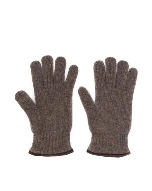 Paul & Shark Brown Gloves for men