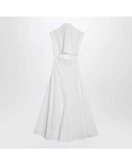 Sportmax White Shirt Dresses