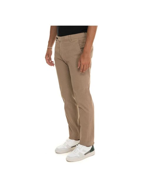 BERWICK 1707 Gray Chinos for men