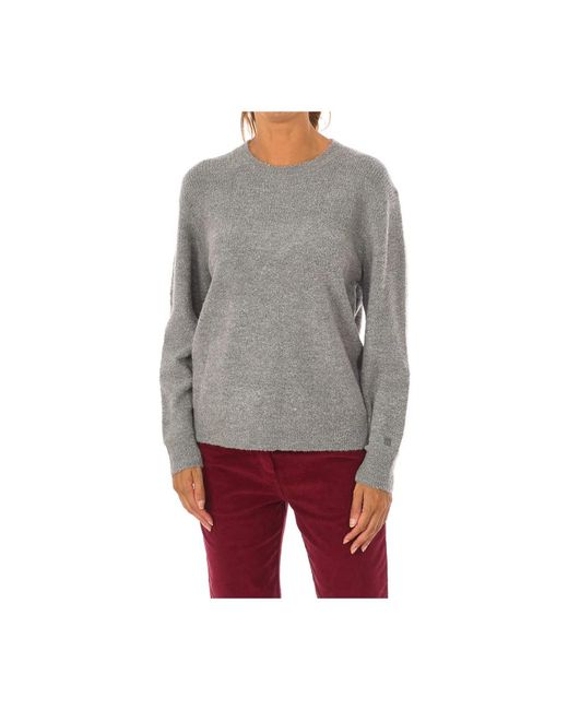 Napapijri Gray Round-Neck Knitwear