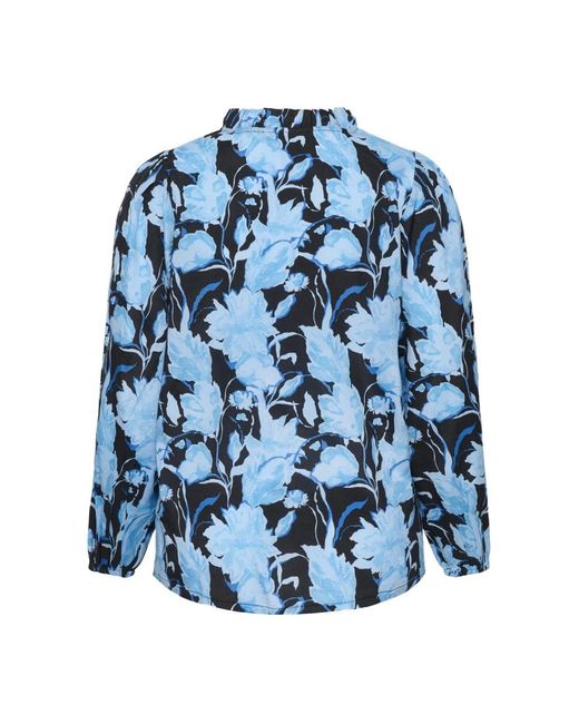Blouses Kaffe de color Blue