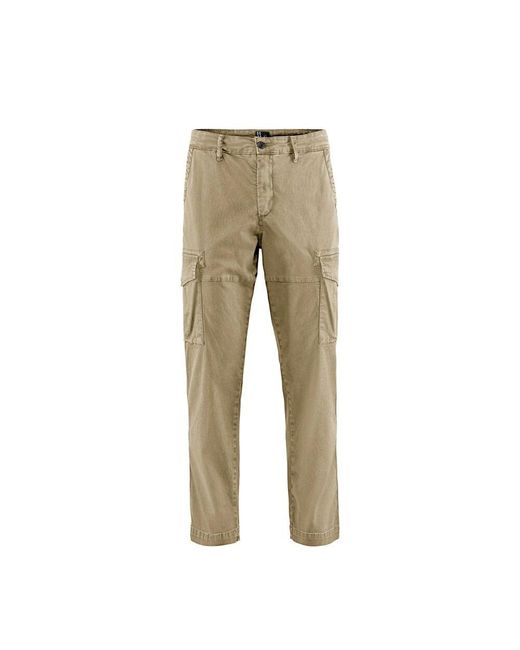 Bomboogie Natural Straight Trousers for men