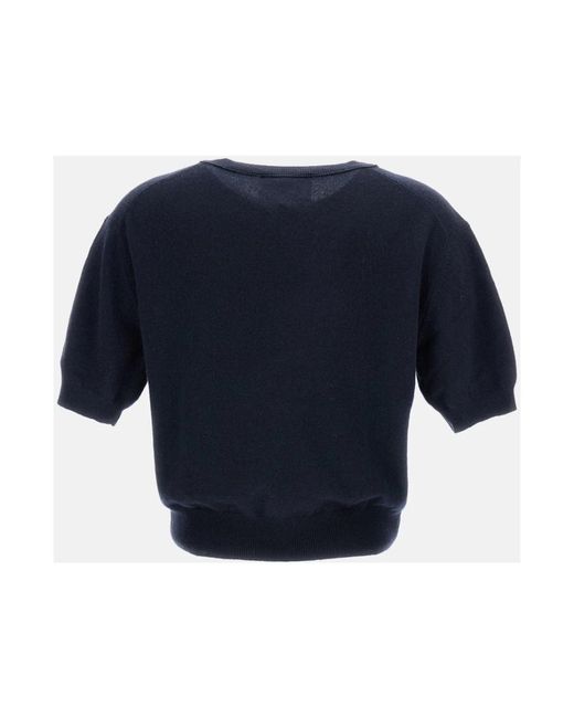 Lisa Yang Blue Round-Neck Knitwear