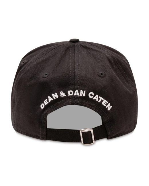 Caps di DSquared² in Black da Uomo