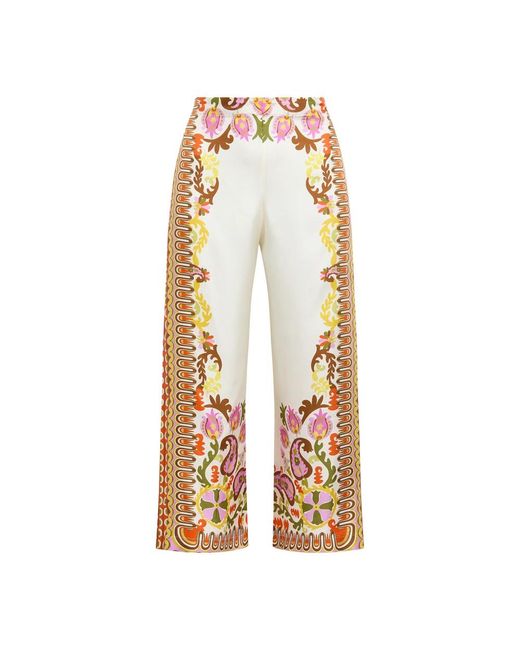 Wide trousers Maliparmi de color White