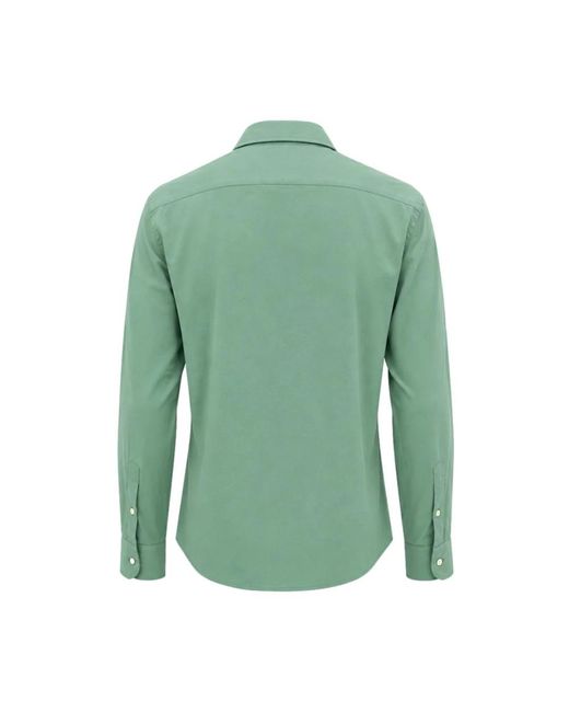 Fedeli Green Casual Shirts for men